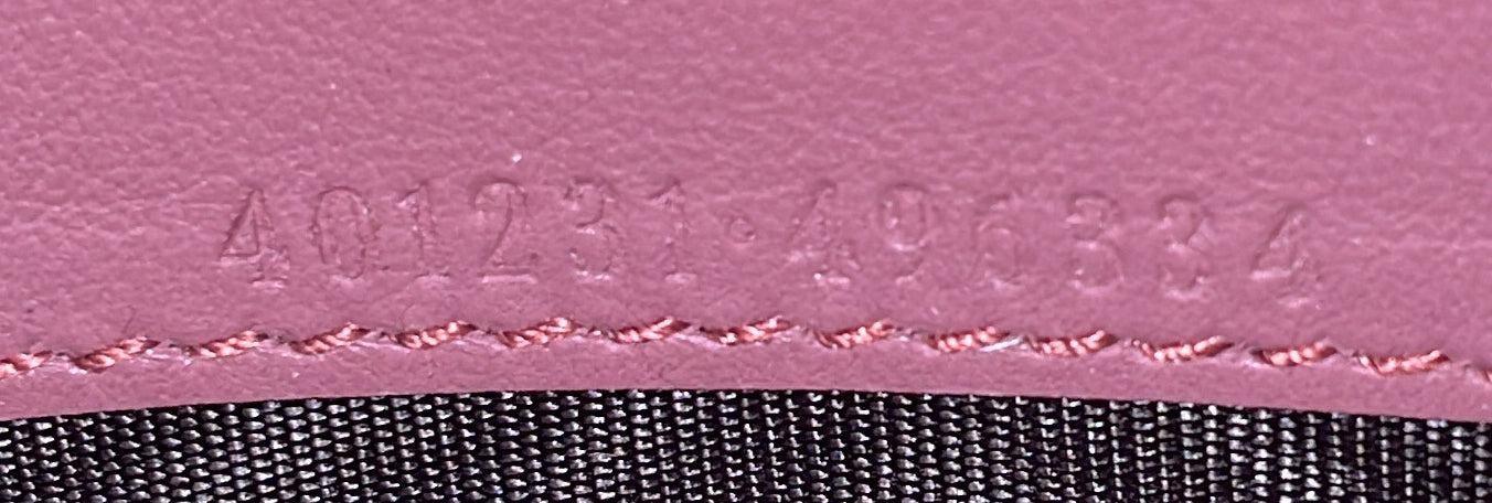 Dionysus Chain Wallet Blooms Print GG Coated Canvas Small