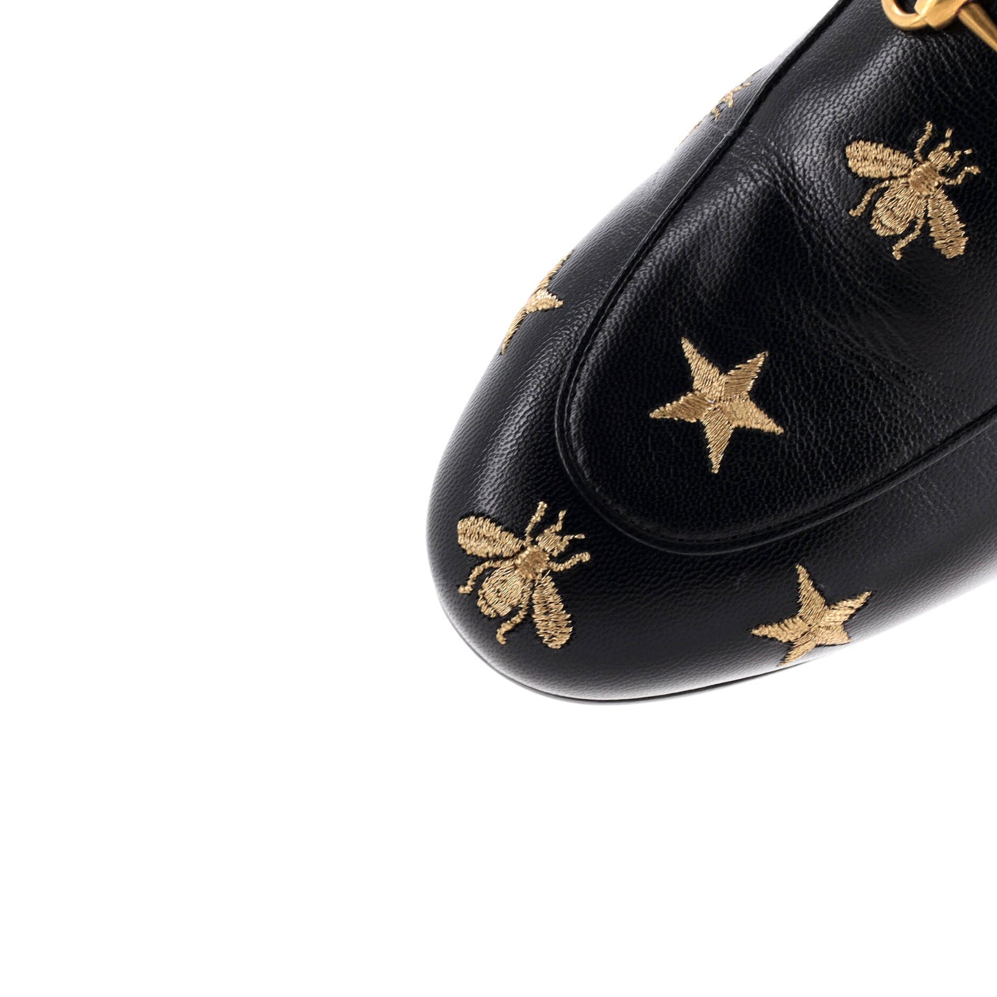 Women's Princetown Mules Embroidered Leather
