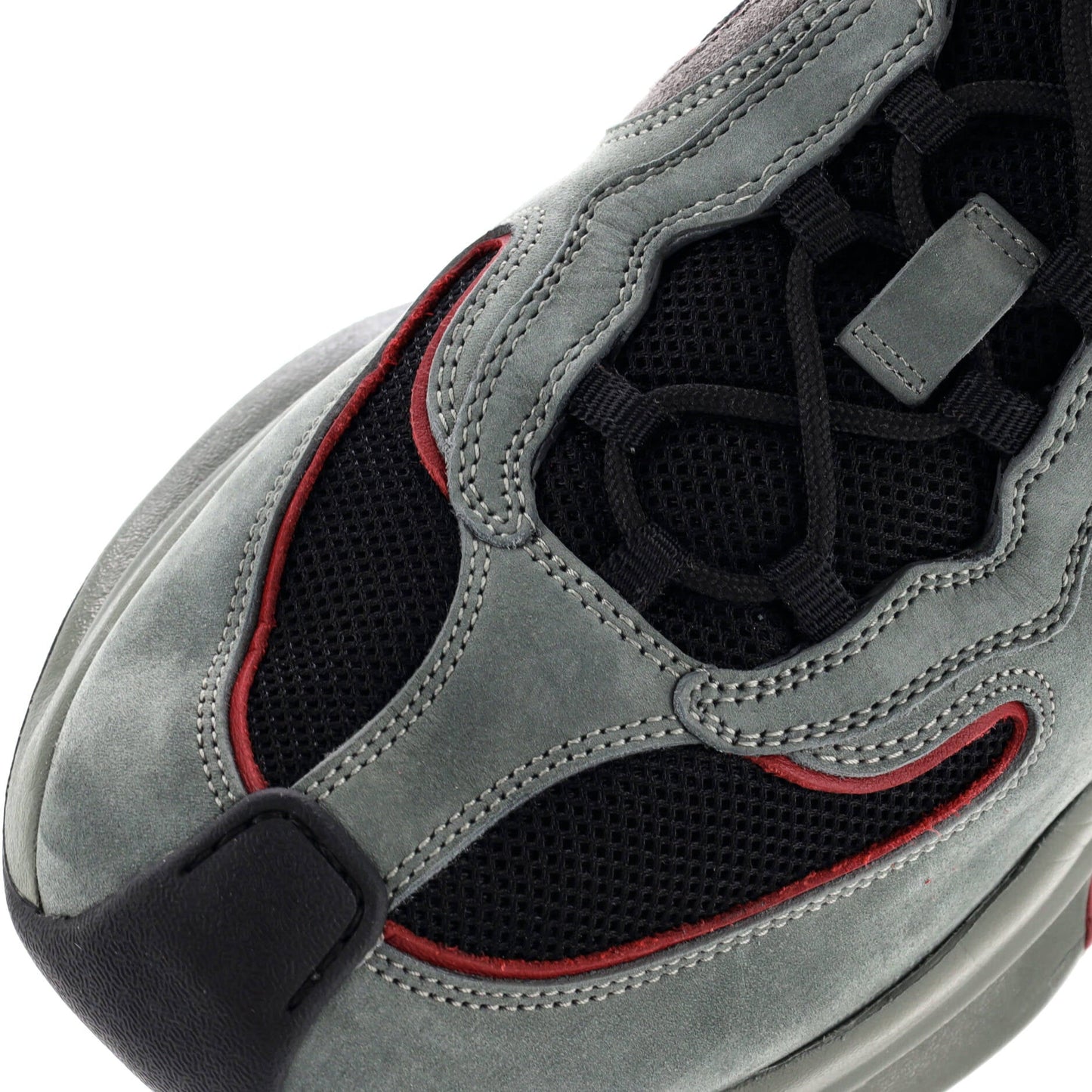 Run Sneakers Technical Fabric and Suede