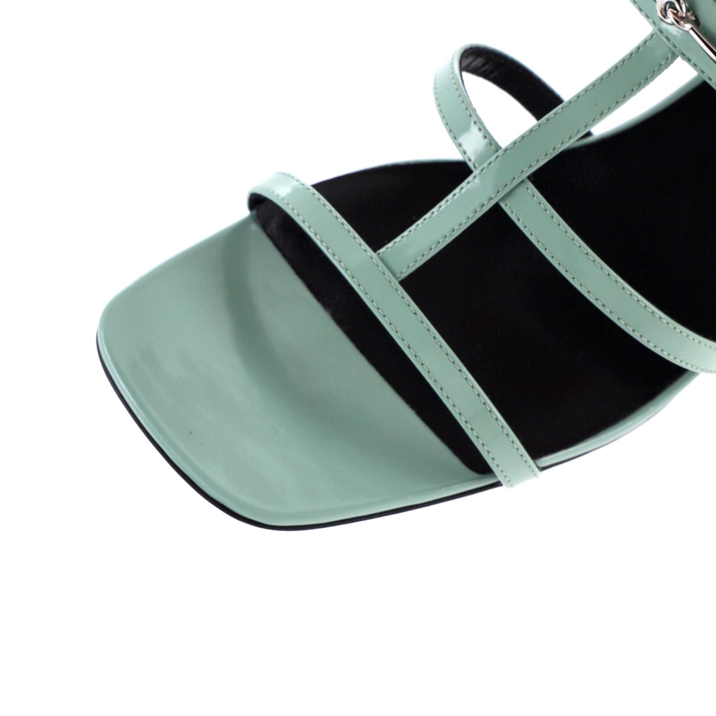 Women's Horsebit Cage Heeled Sandals Leather