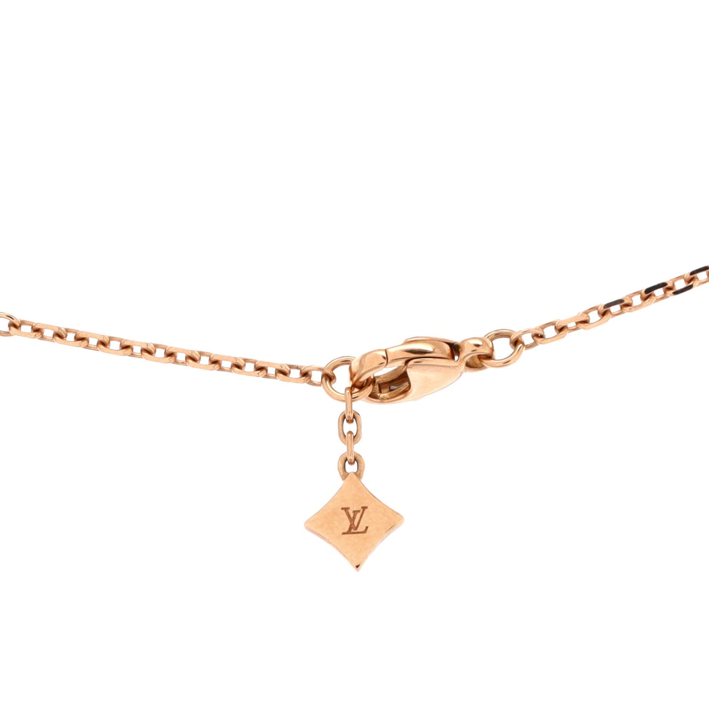 Idylle Blossom Star Pendant Necklace 18K Rose Gold with Diamonds