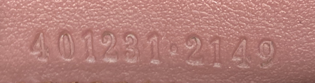 Dionysus Chain Wallet Blooms Print GG Coated Canvas Small