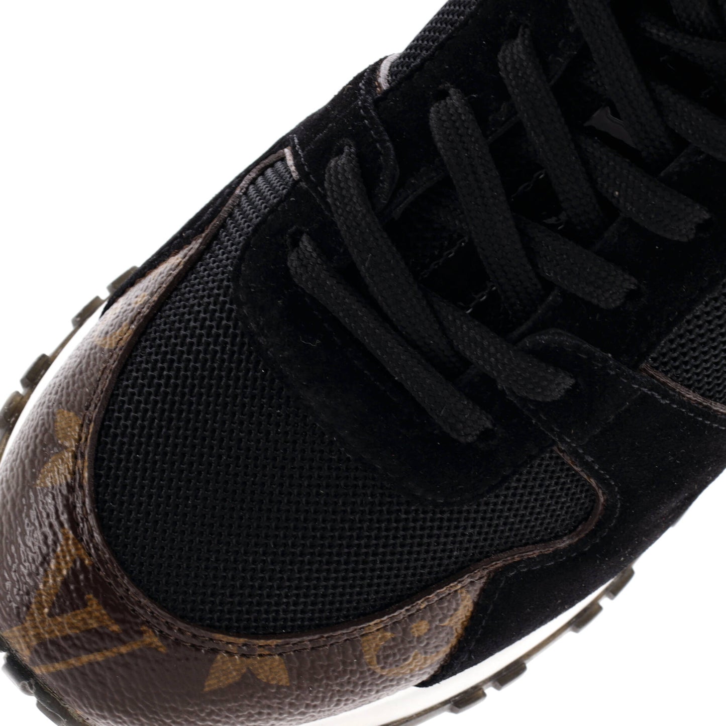 Women's Run Away Sneakers Mesh with Monogram Canvas and Suede