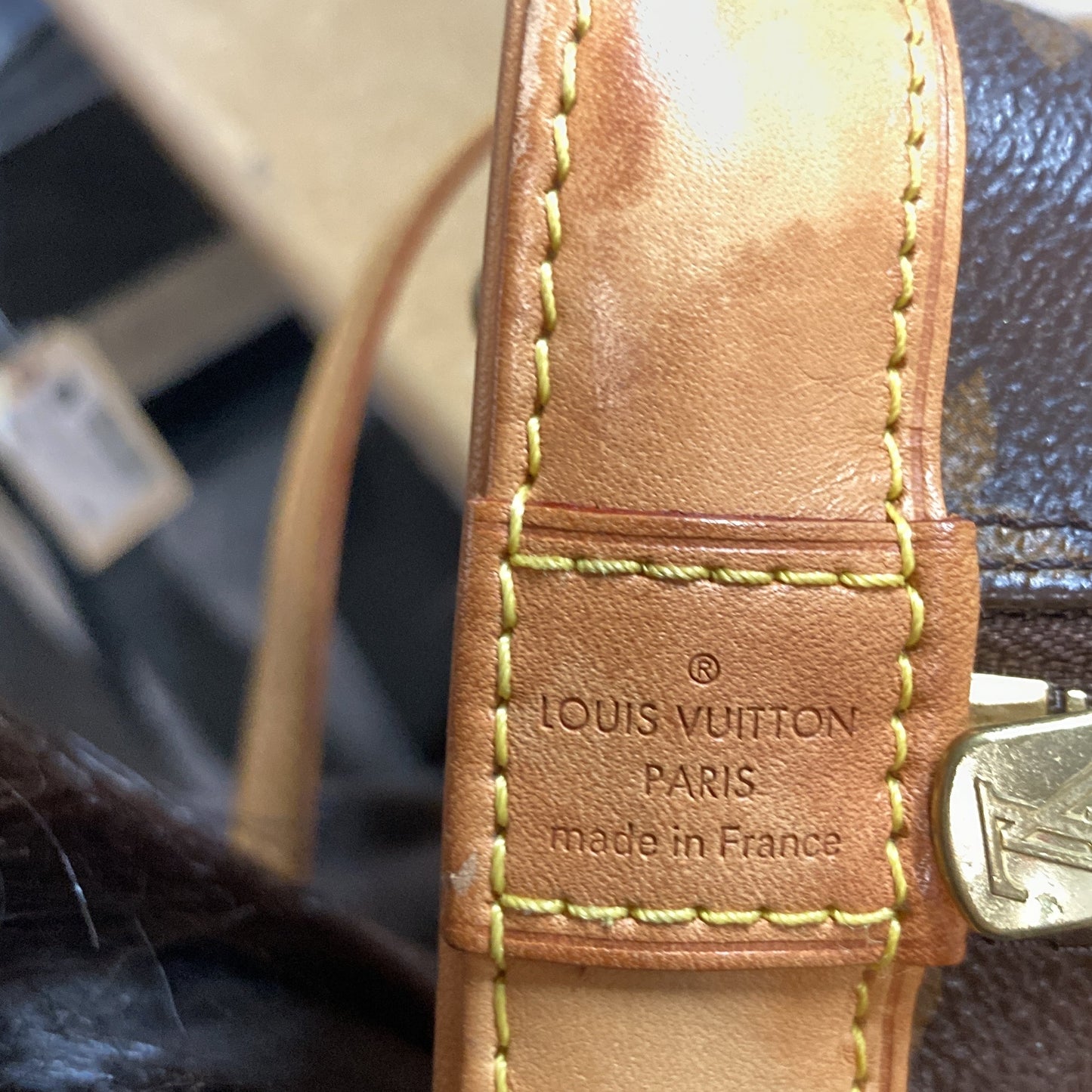 Alma Handbag Monogram Canvas BB