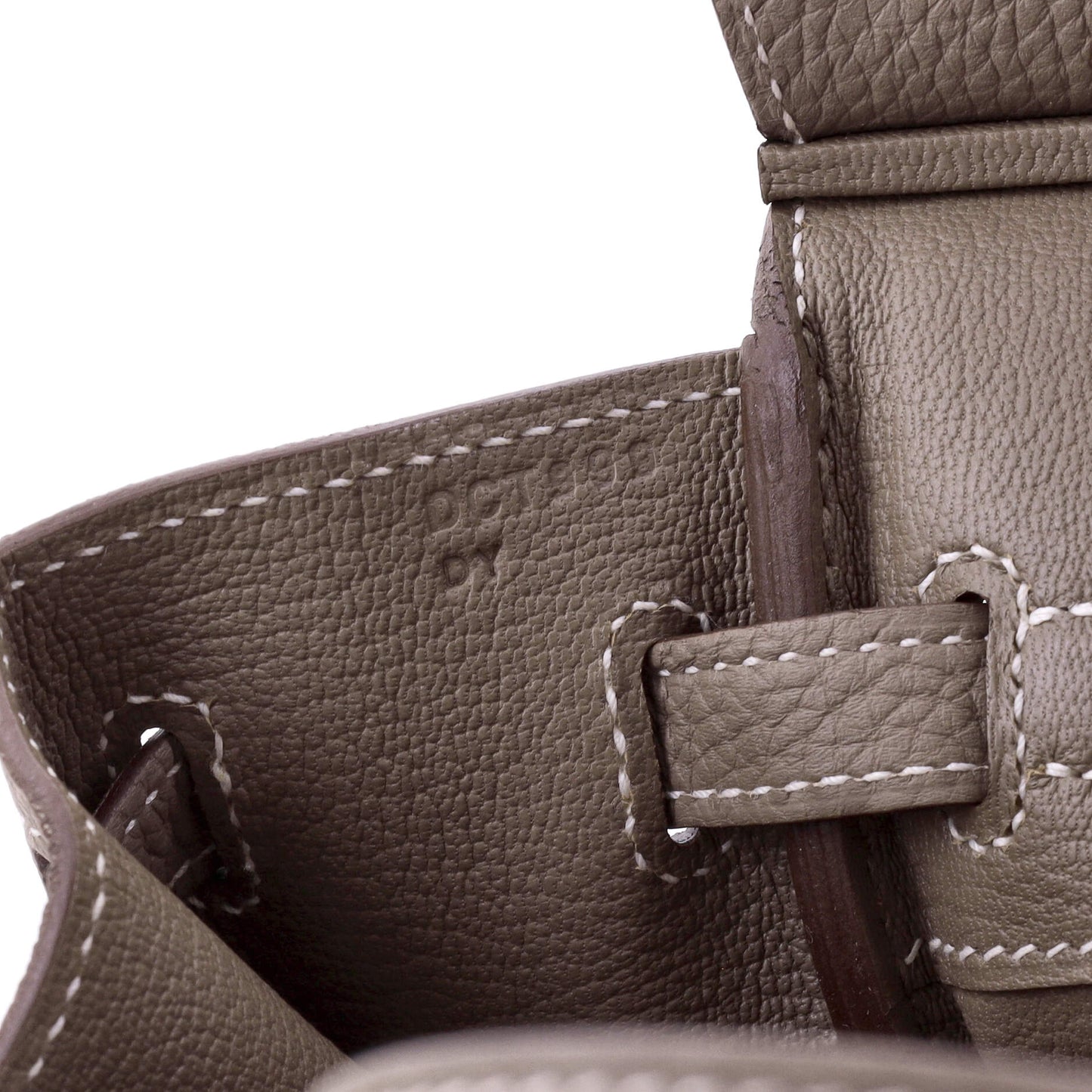 Birkin Handbag Grey Togo with Palladium Hardware 25