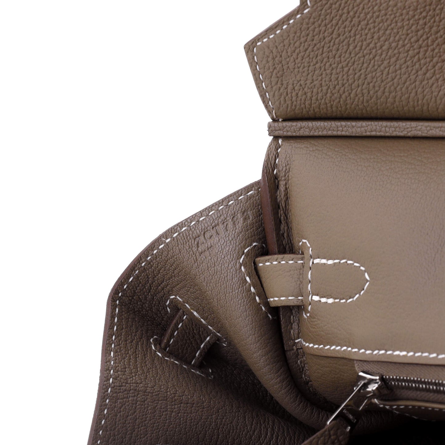 Birkin Handbag Grey Togo with Palladium Hardware 25