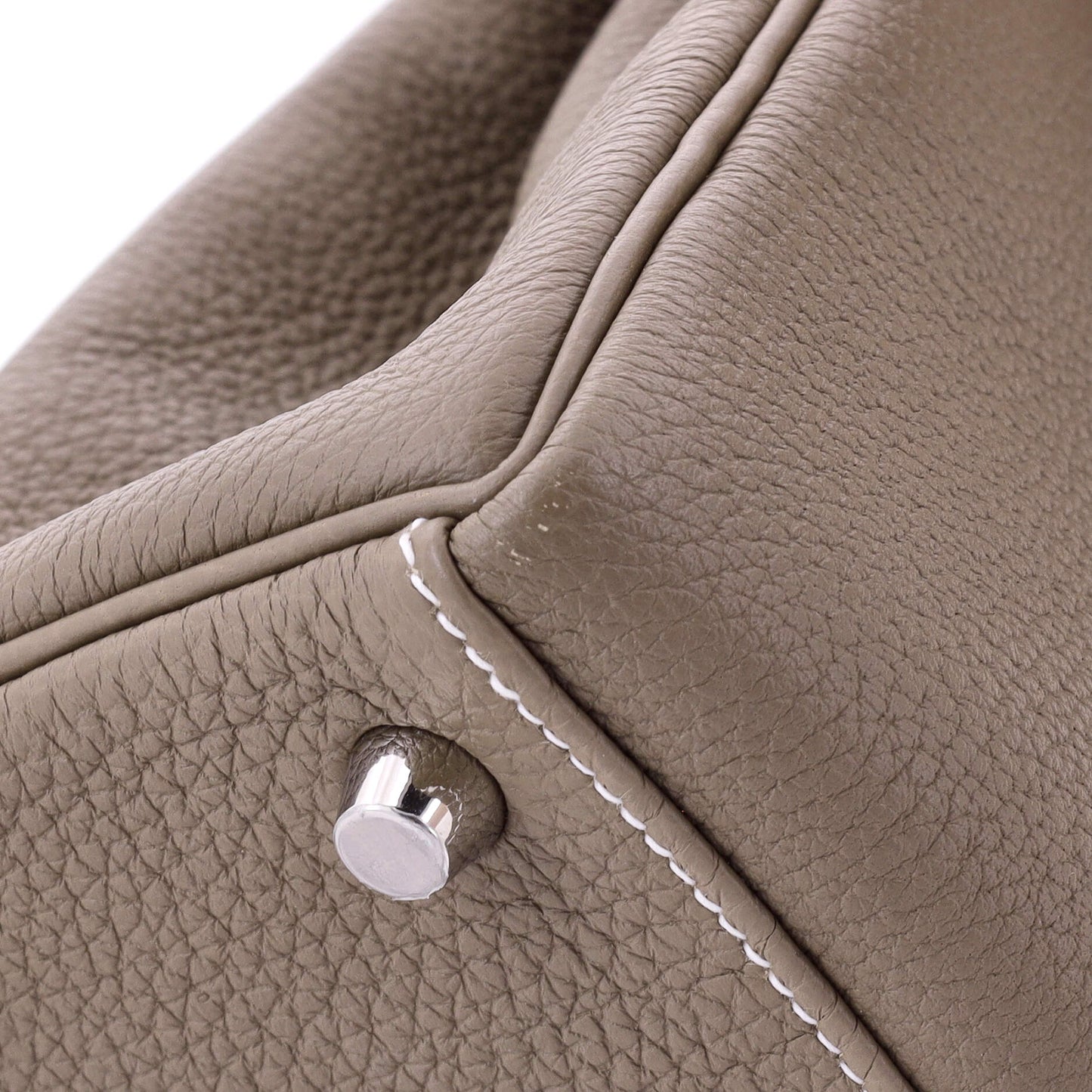 Kelly Handbag Grey Togo with Palladium Hardware 25