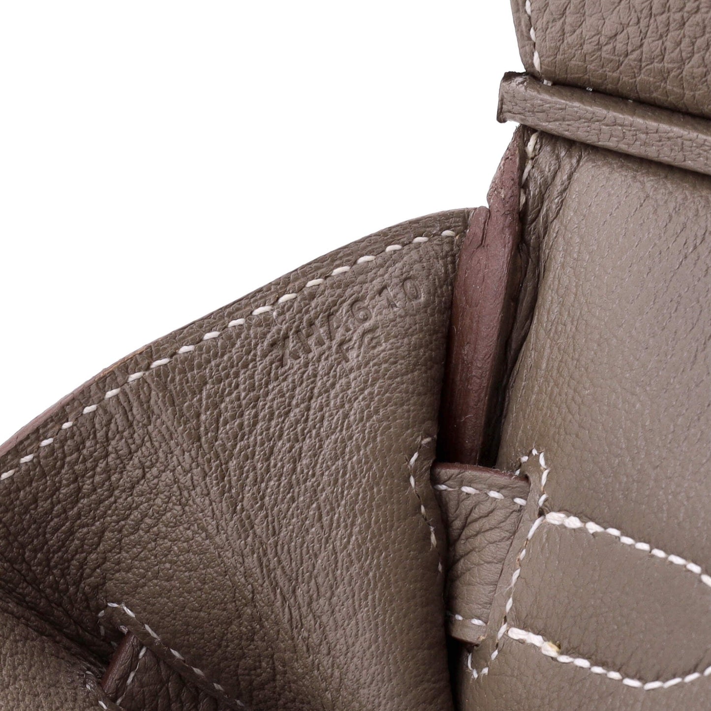 Birkin Handbag Grey Togo with Palladium Hardware 30