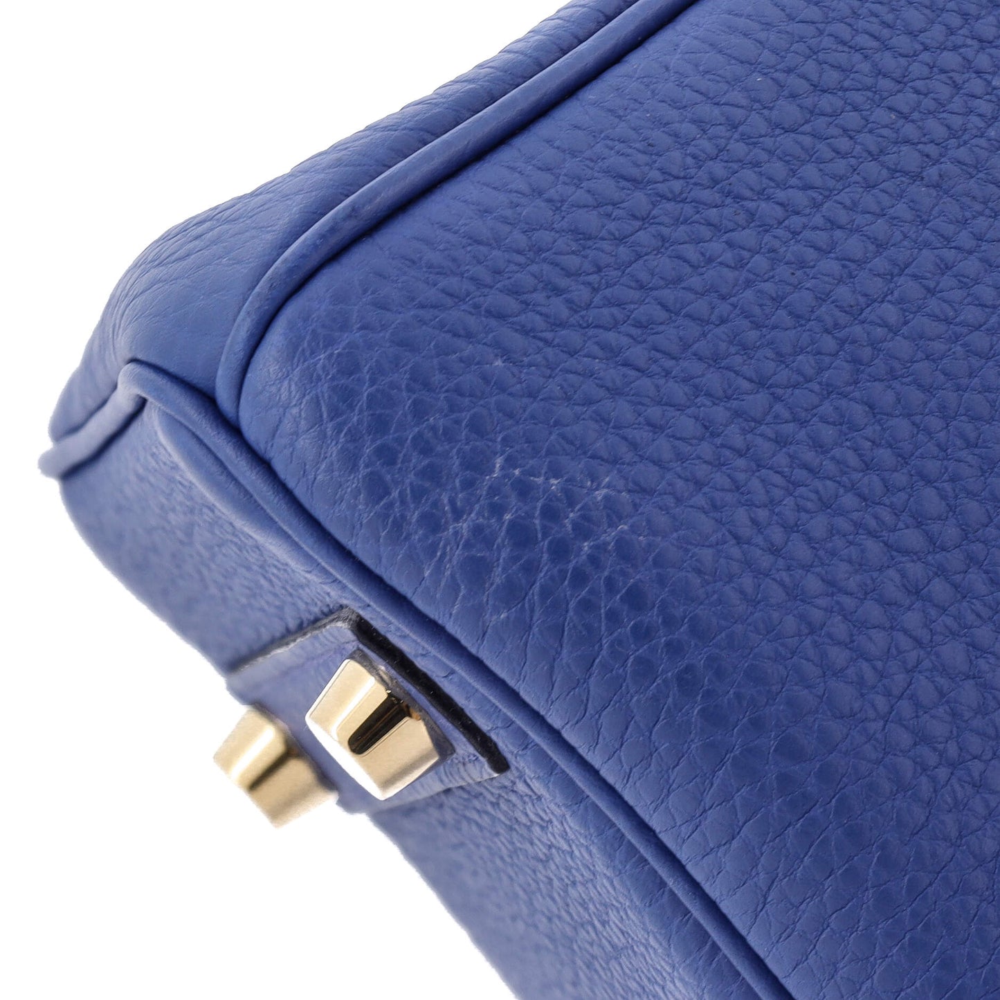 Birkin Handbag Bleu Royal Togo with Gold Hardware 25