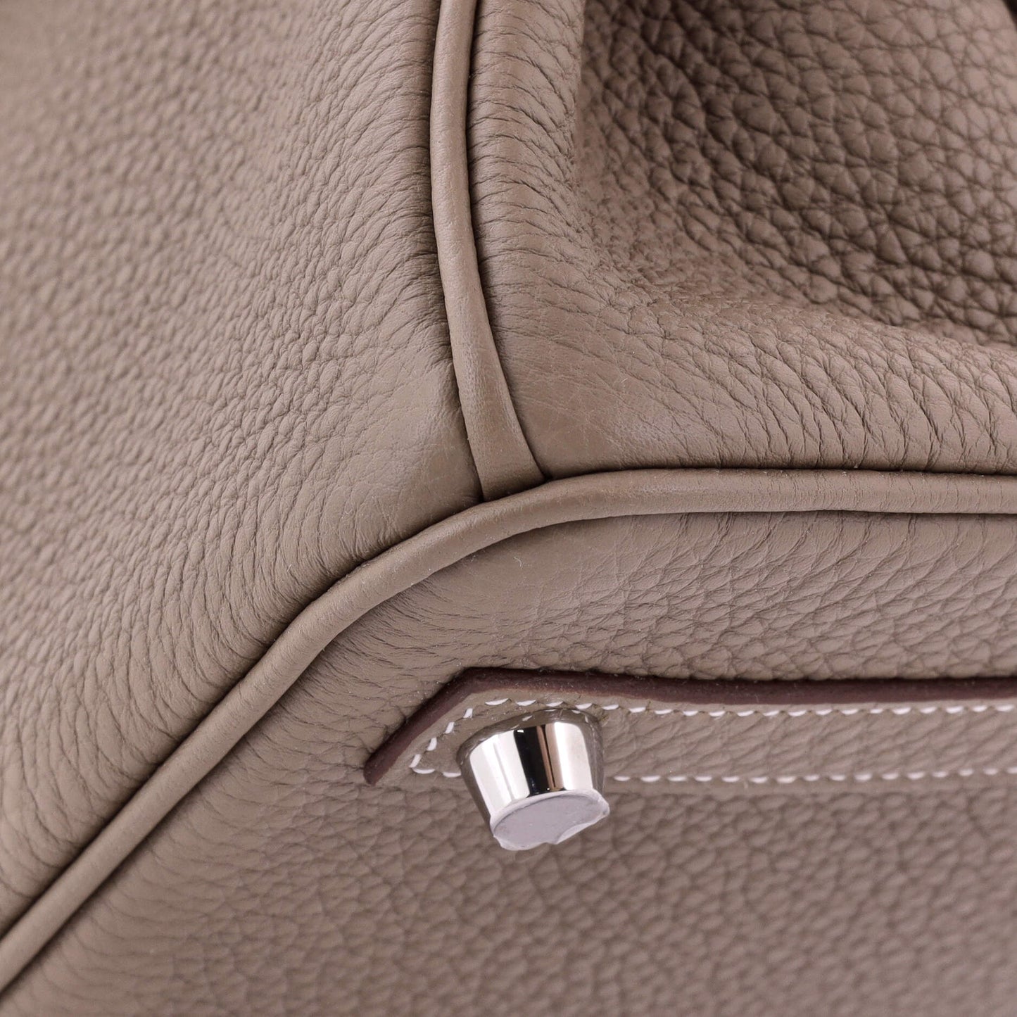 Birkin Handbag Grey Togo with Palladium Hardware 25