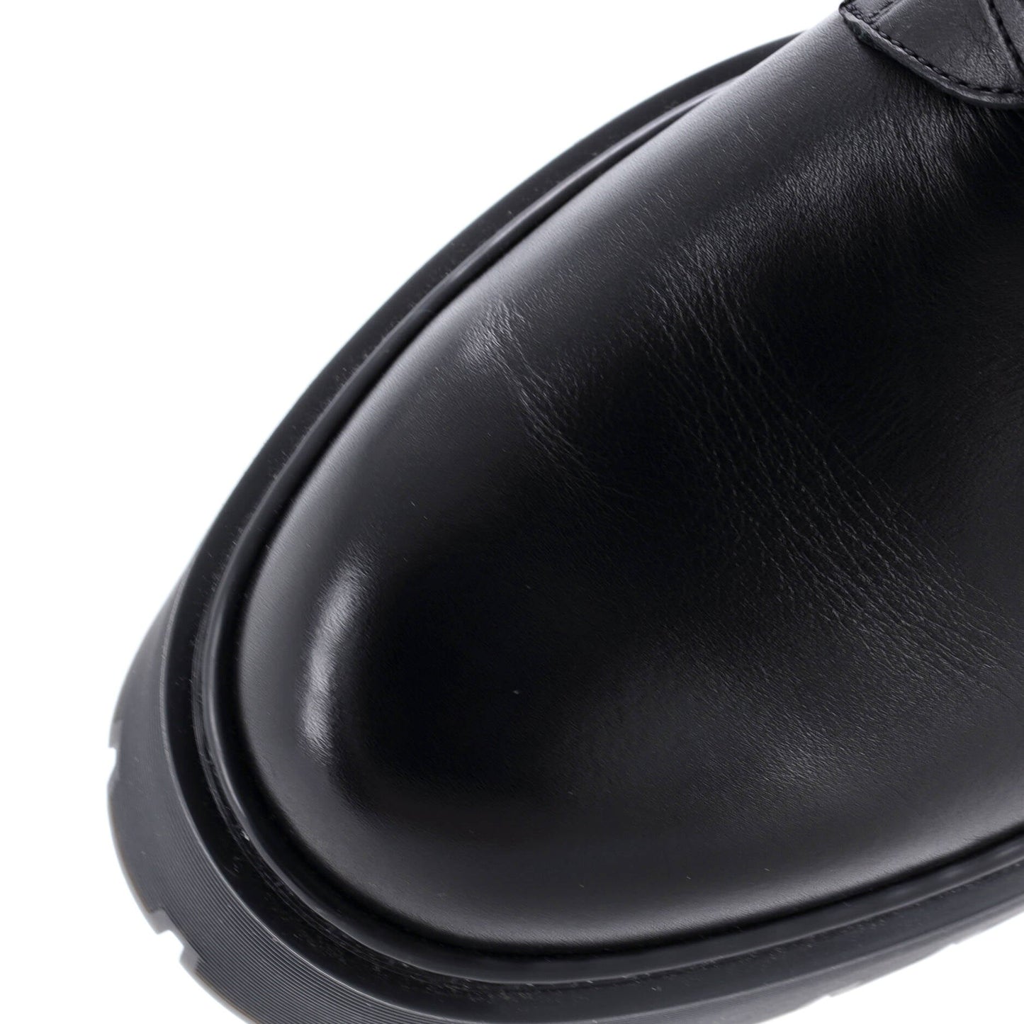 Men's Hoodie Ankle Boots Leather