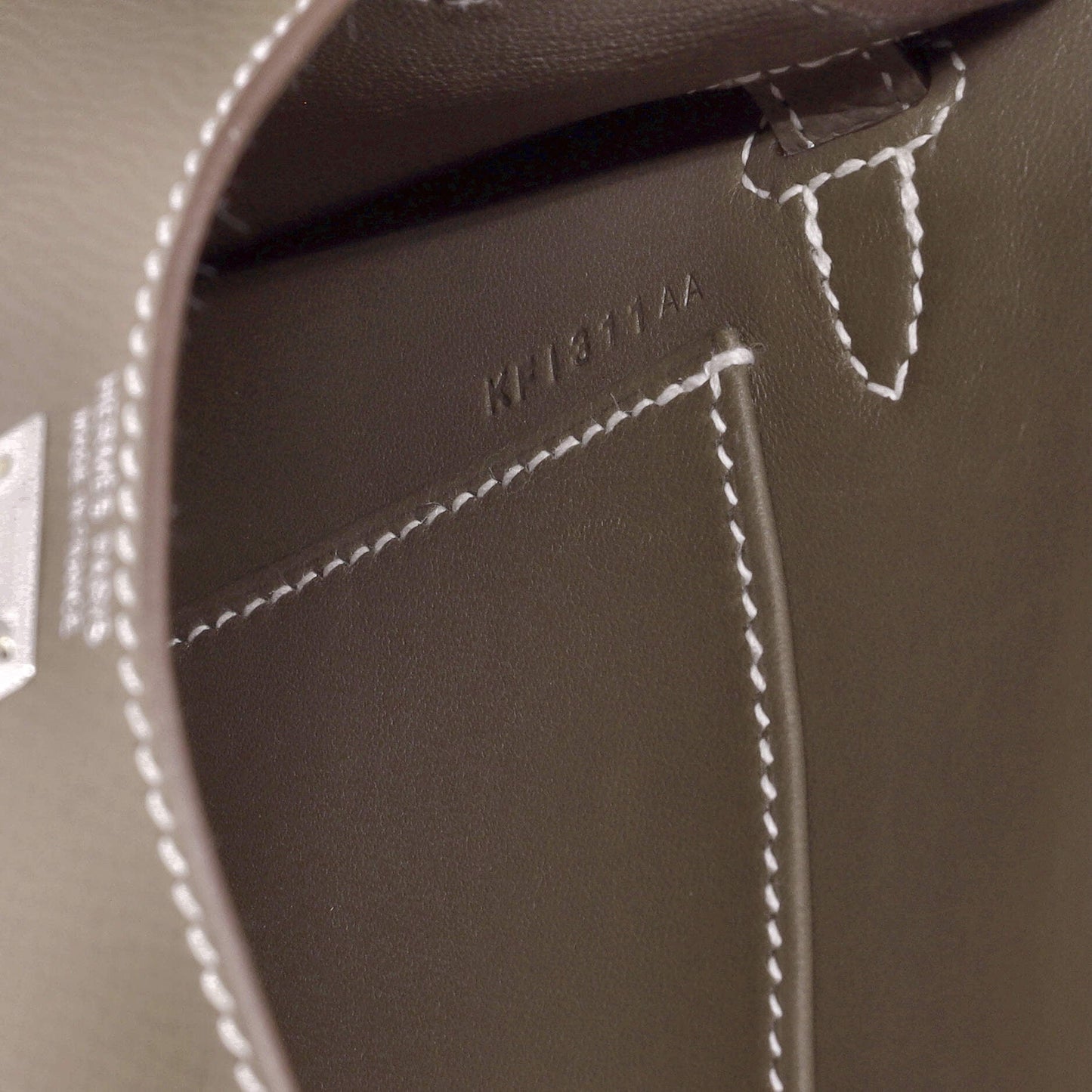 Kelly Mini II Bag Grey Epsom with Palladium Hardware 20