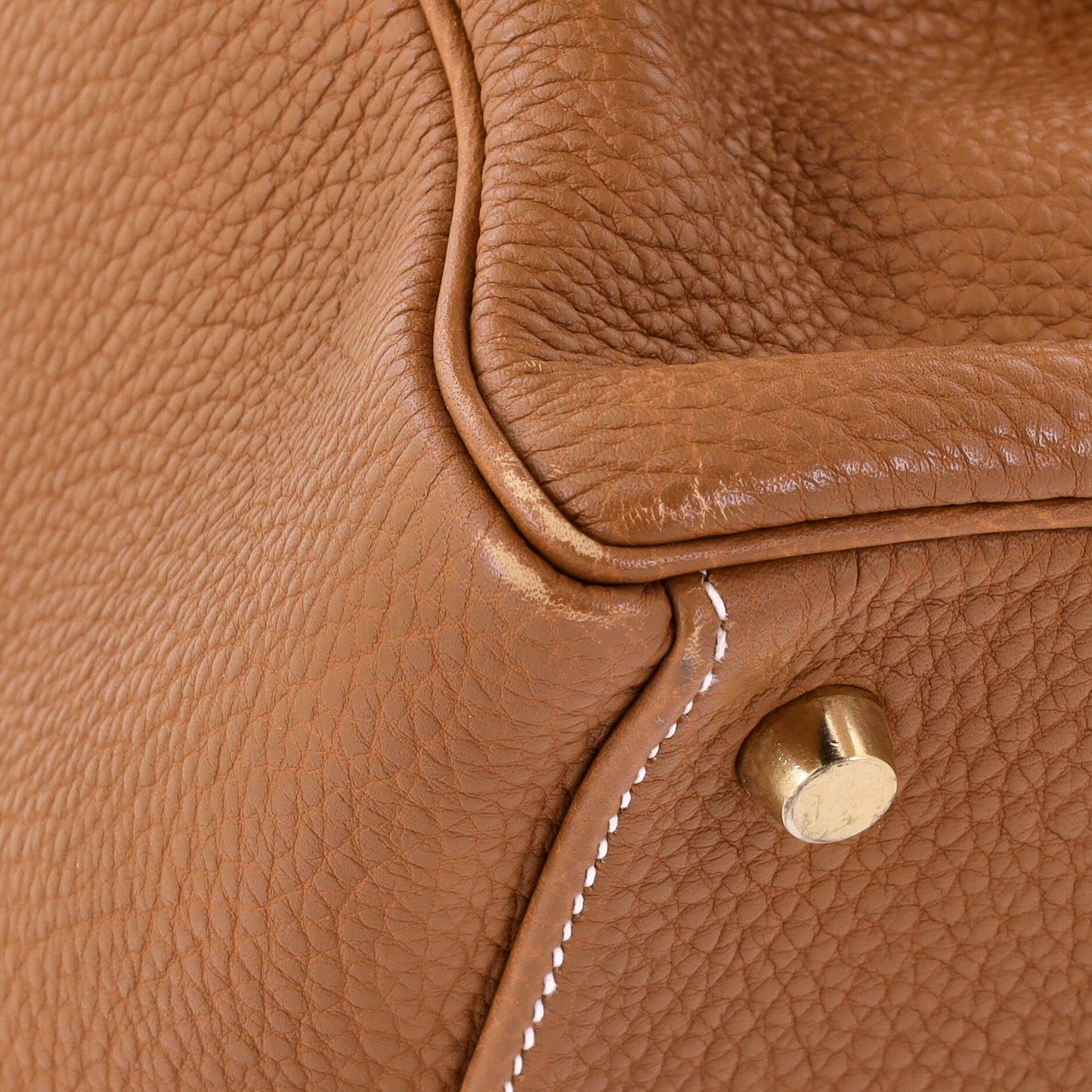 Kelly Handbag Gold Togo with Gold Hardware 32