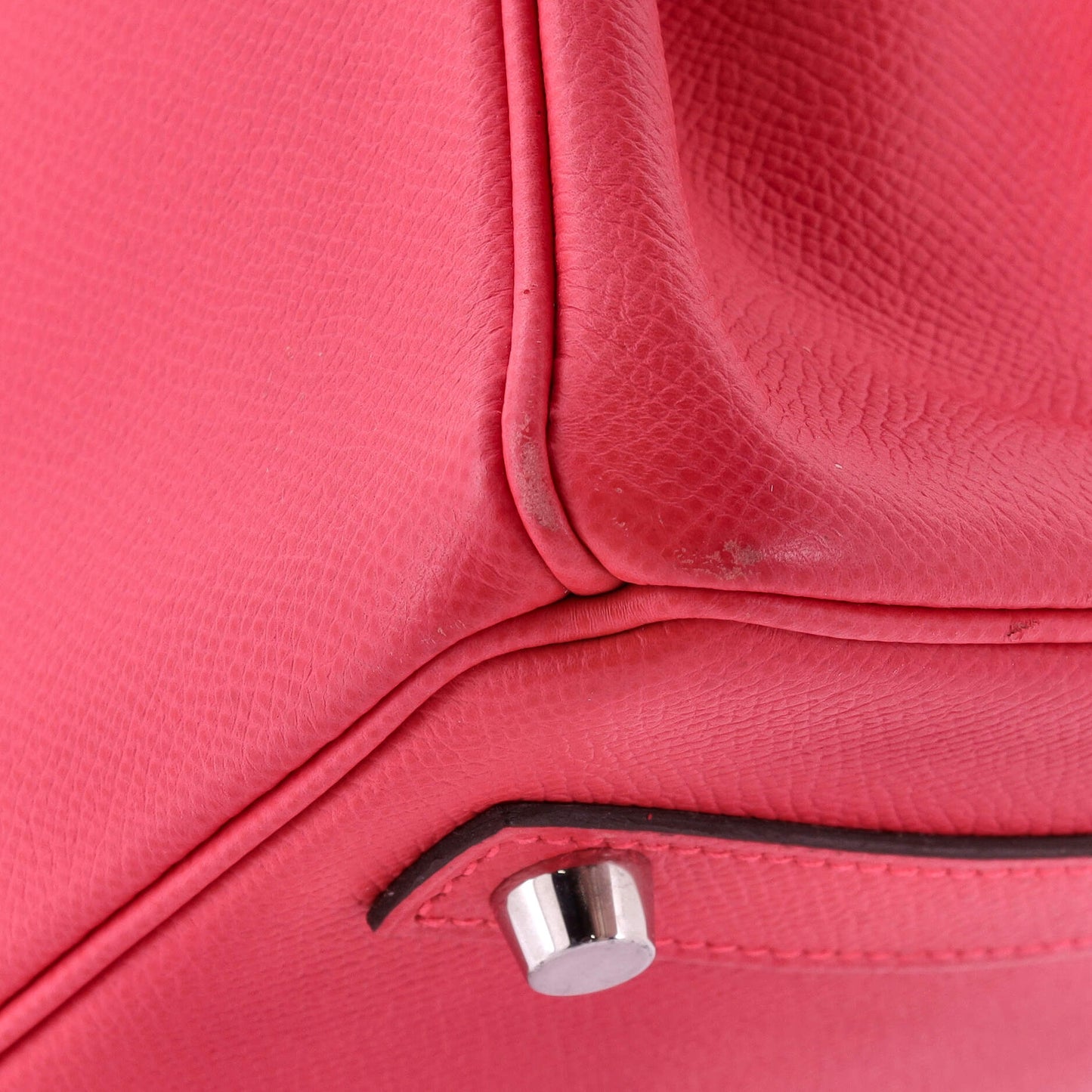 Birkin Handbag Rose Mexico Epsom with Palladium Hardware 30