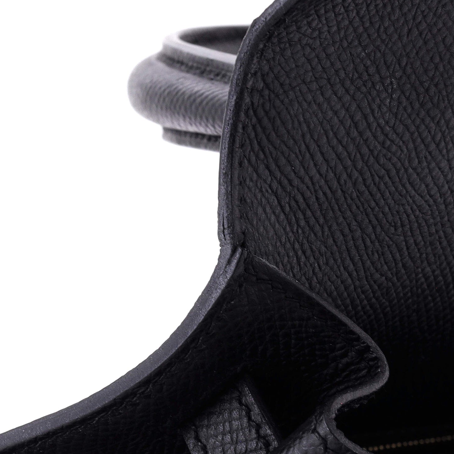 Kelly Handbag Noir Epsom with Gold Hardware 25