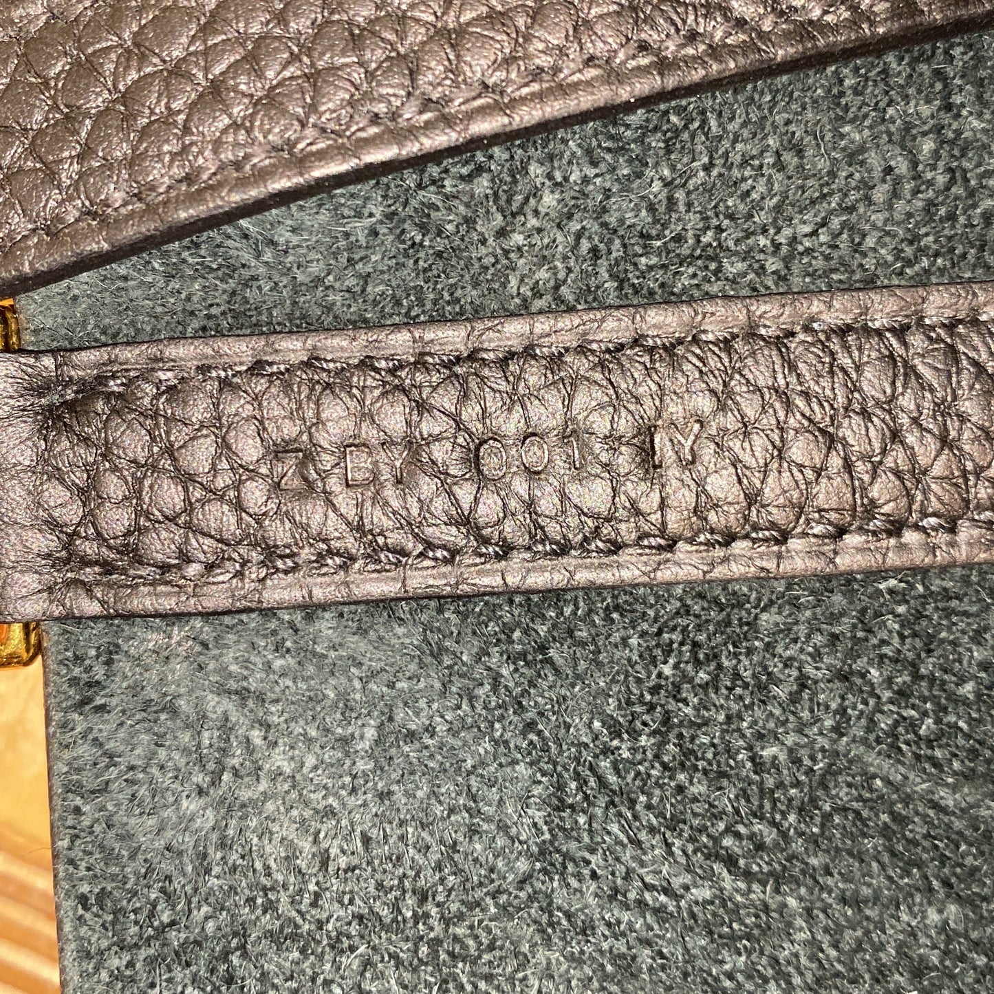 Touch Picotin Lock Bag Clemence with Matte Alligator MM