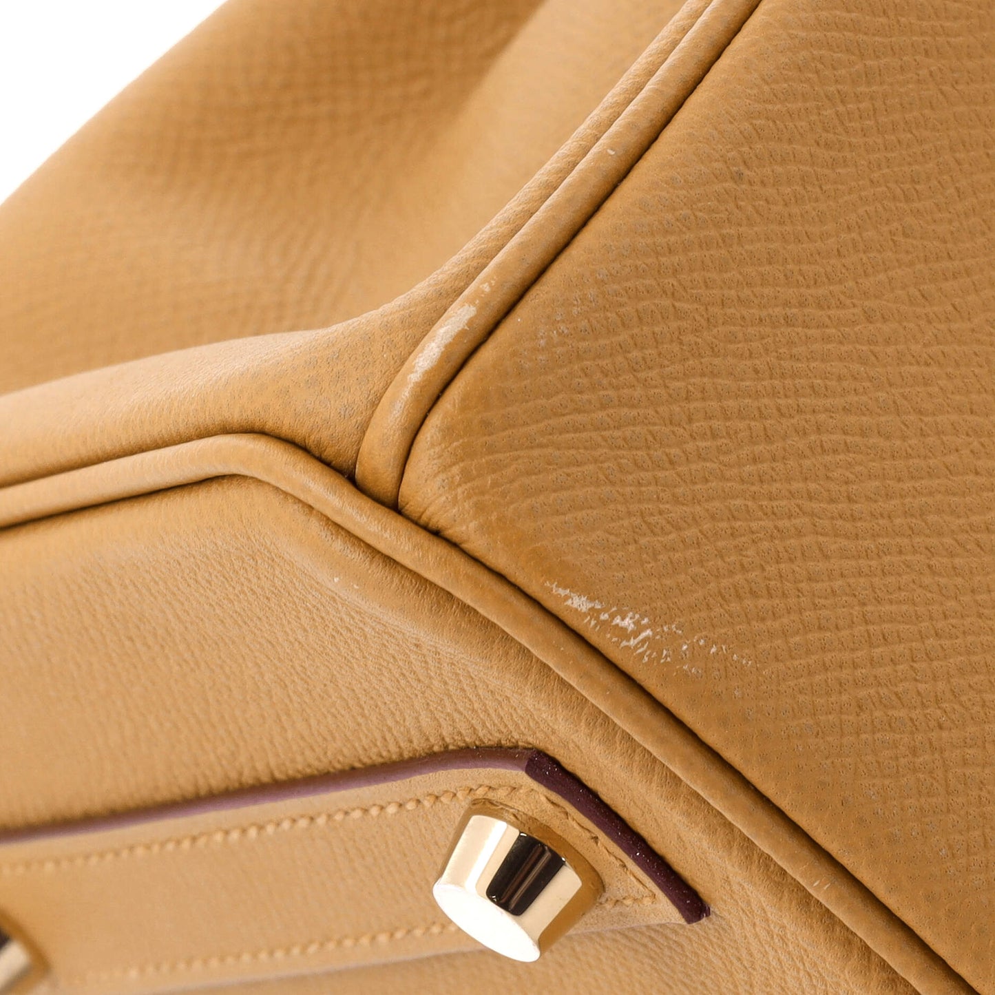 Birkin Handbag Sesame Epsom with Gold Hardware 30