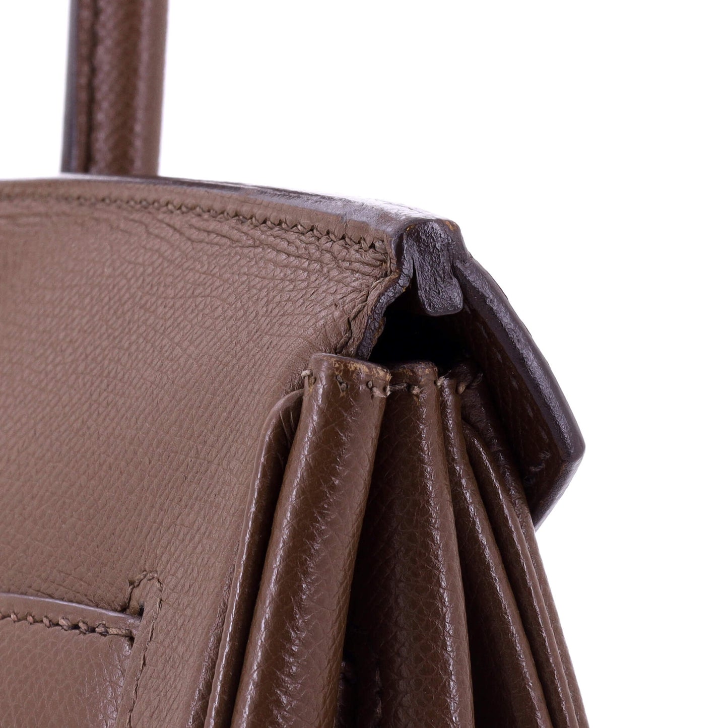 Birkin Handbag Marron Foncé Epsom with Gold Hardware 35