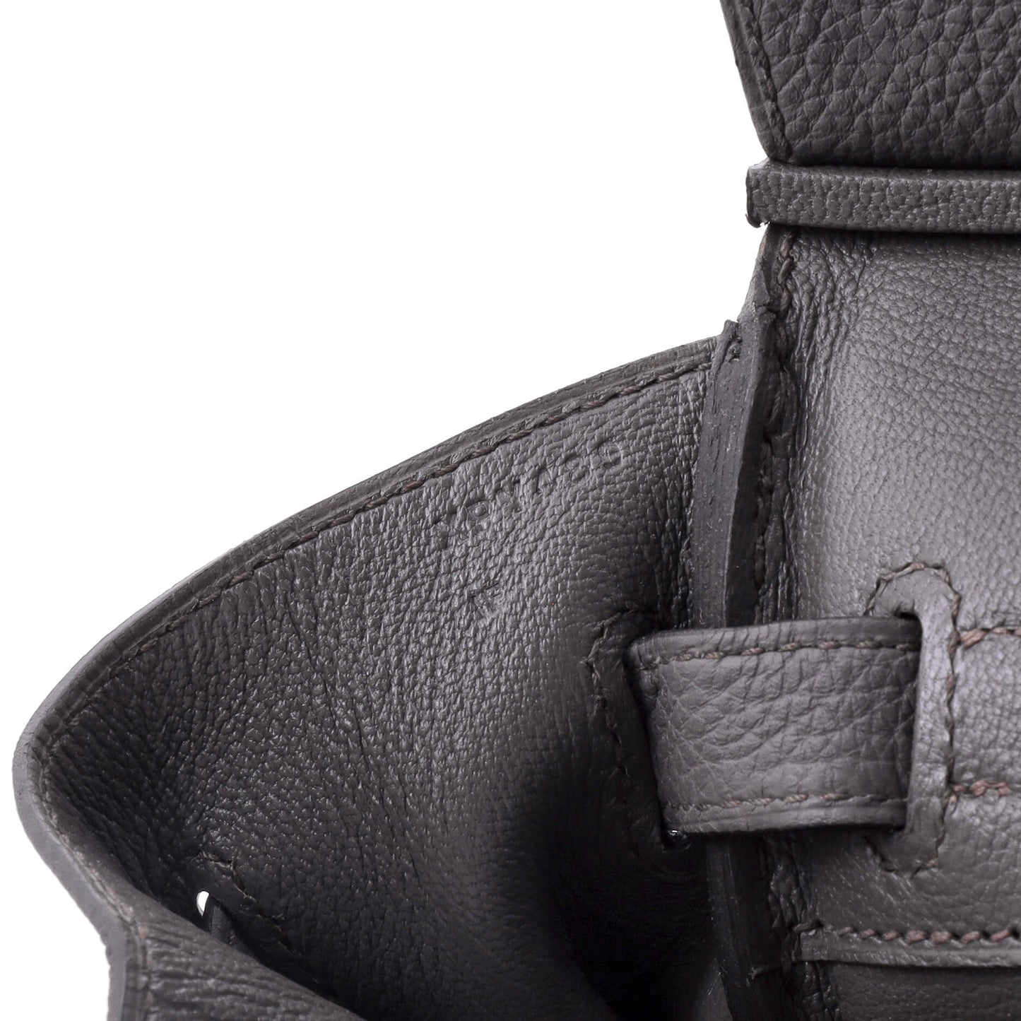 Birkin Handbag Grey Togo with Gold Hardware 30