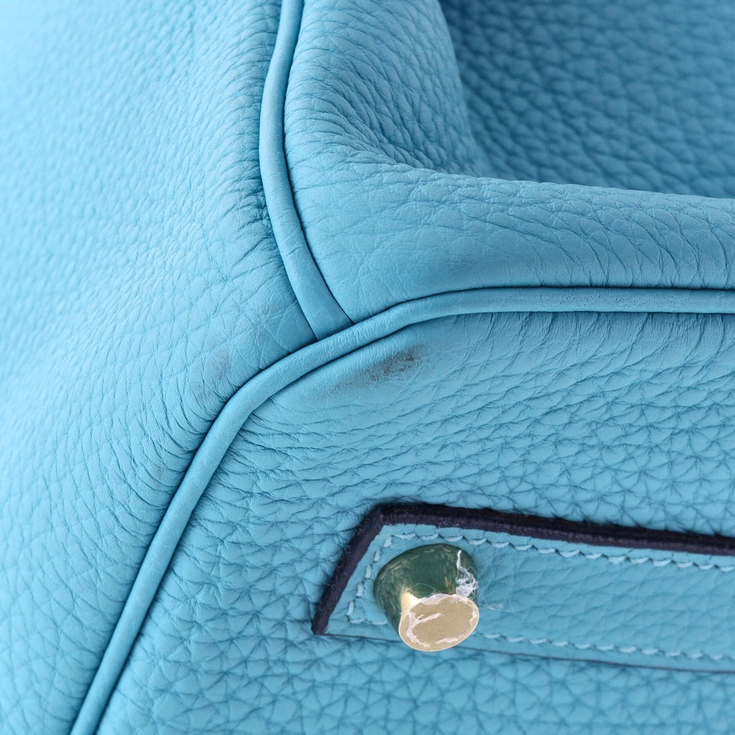 Birkin Handbag Bleu Du Nord Togo with Gold Hardware 35