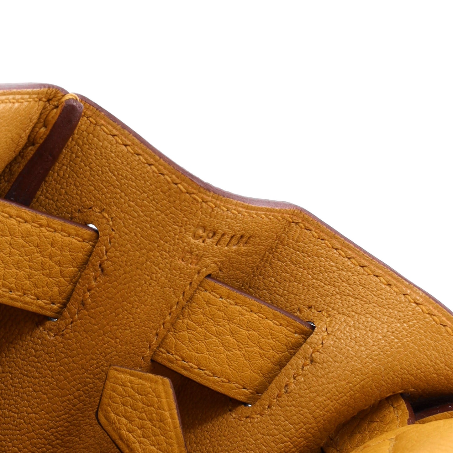 Kelly Handbag Jaune Ambre Togo with Palladium Hardware 28