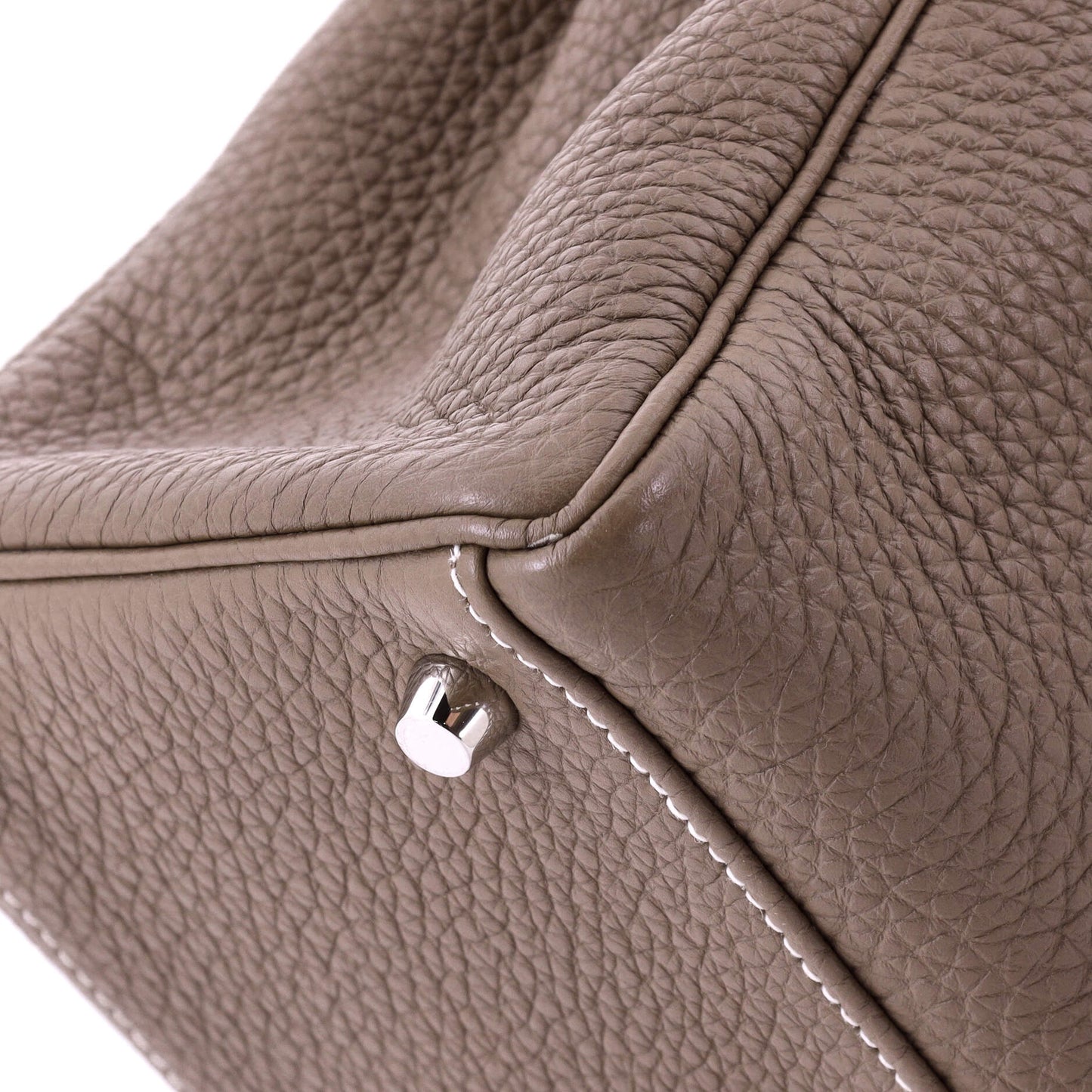 Kelly Handbag Grey Togo with Palladium Hardware 35