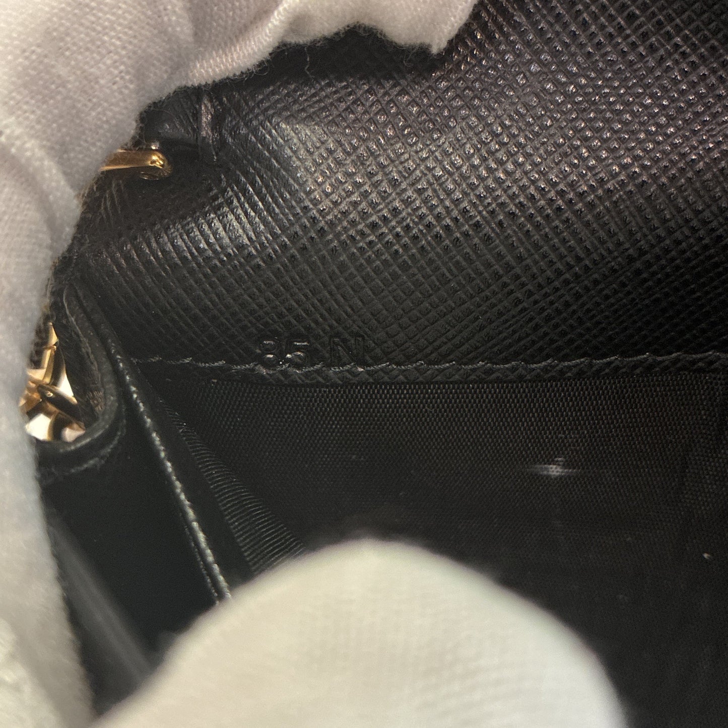 Cahier Crossbody Bag Saffiano Leather Mini