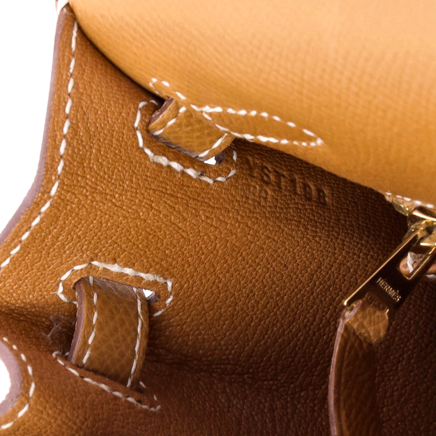 Kelly Handbag Gold Epsom with Gold Hardware 25