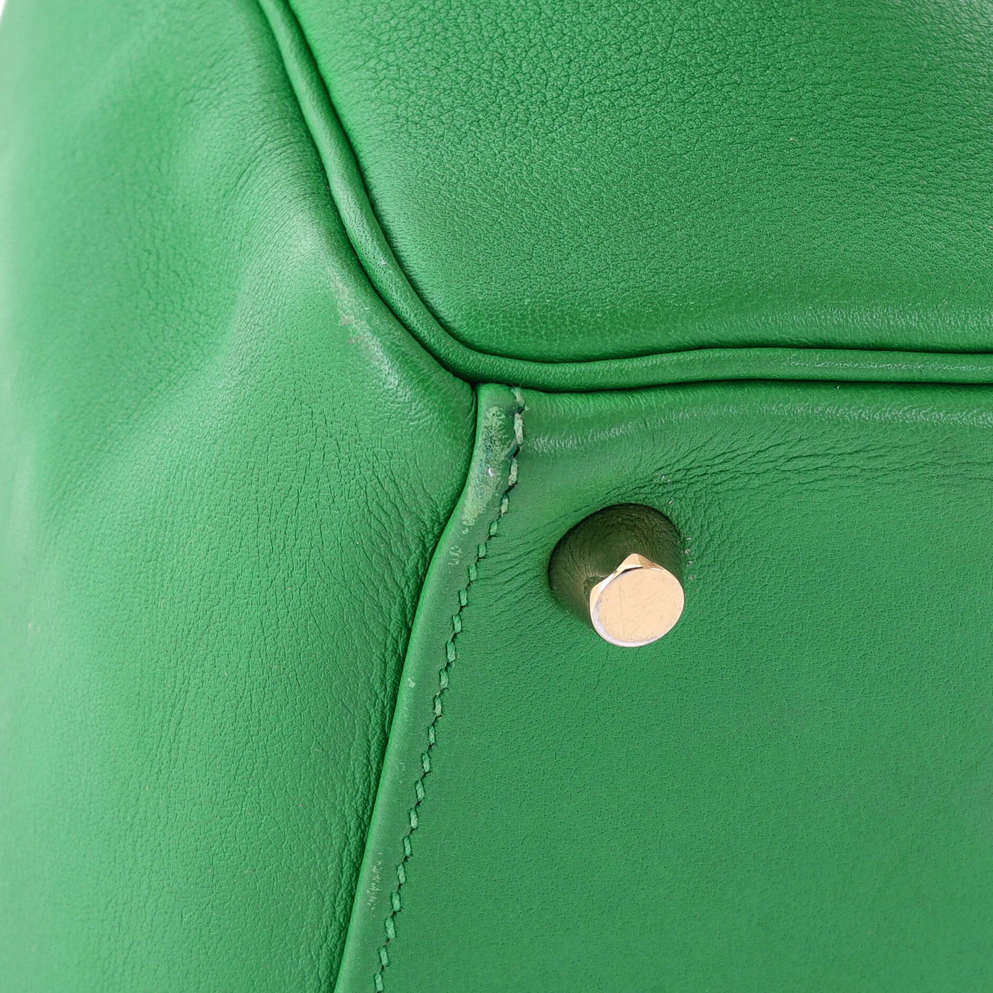 Kelly Handbag Bamboo Swift with Gold Hardware 25