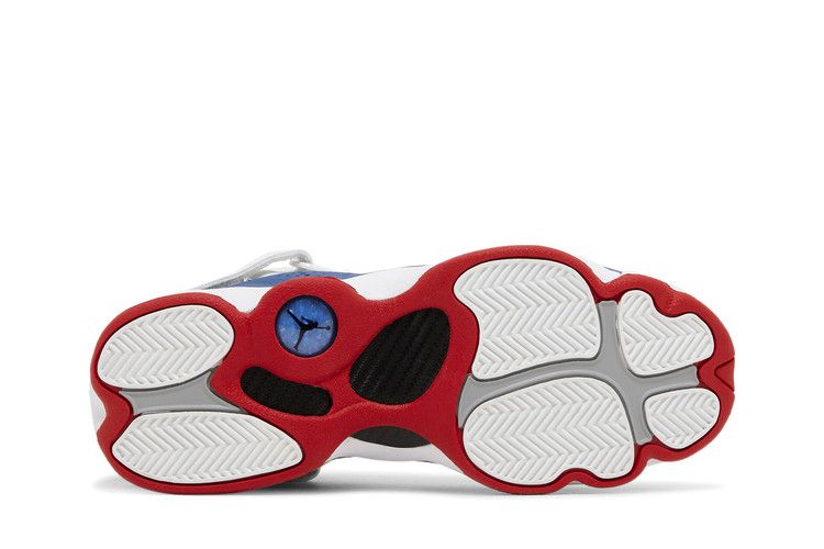 Jordan 6 Rings White University Red Light Steel Grey True Blue (GS)