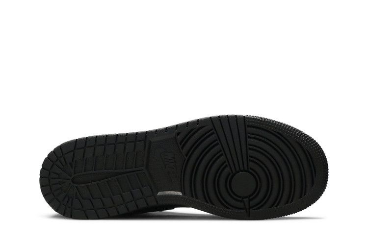 Jordan 1 Low Tumbled Leather Black (GS)