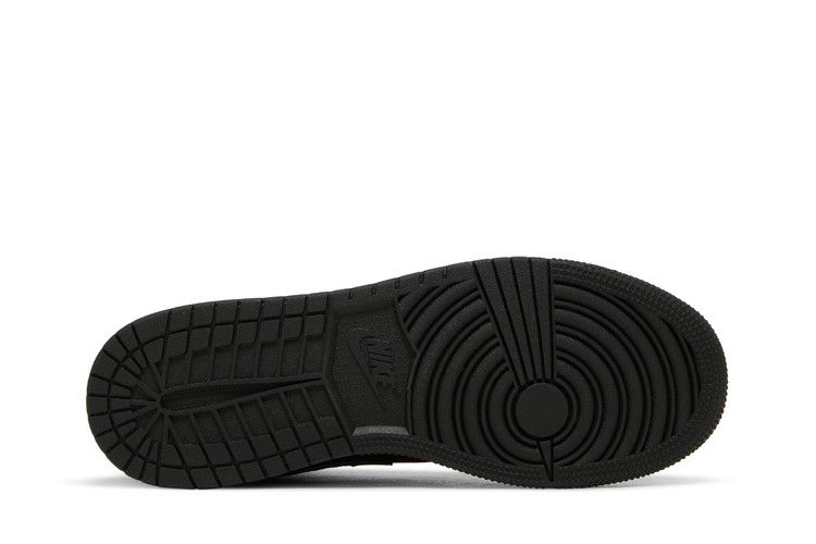 Jordan 1 Mid White Black Grey (GS)