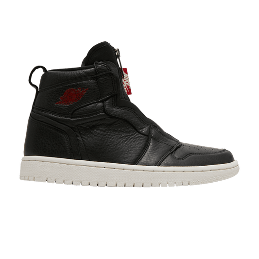 Jordan 1 Retro High Zip Black Gym Red Phantom (Women's)