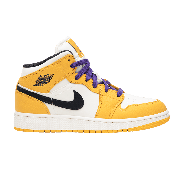 Jordan 1 Mid SE Lakers (GS)