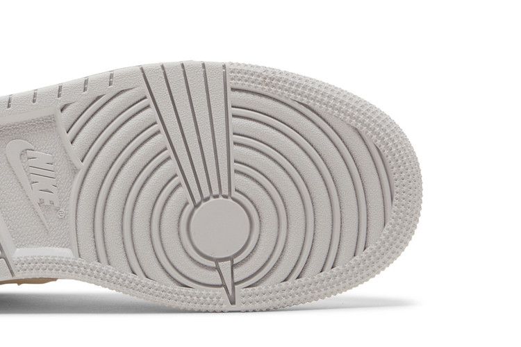 Jordan 1 Mid SE Craft Inside Out White Grey (GS)