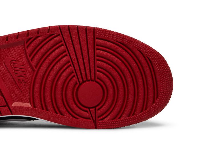 Jordan 1 Low FlyEase Black White Gym Red