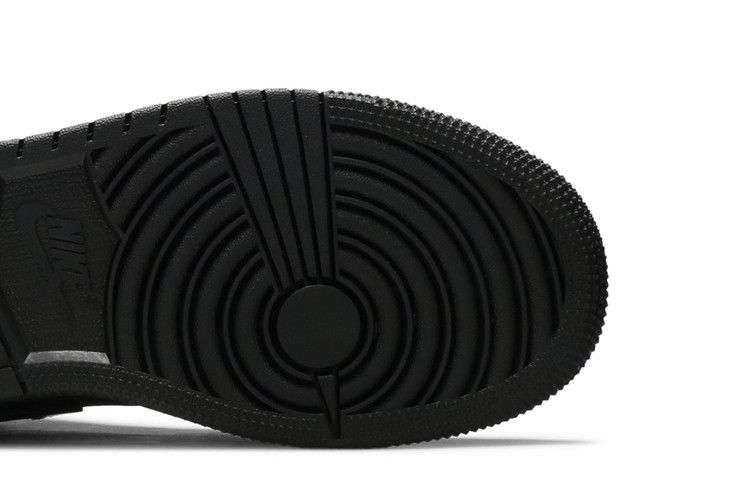 Jordan 1 Low Tumbled Leather Black (GS)