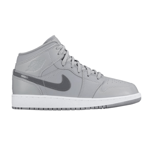 Jordan 1 Retro Mid Wolf Grey Cool Grey (GS)