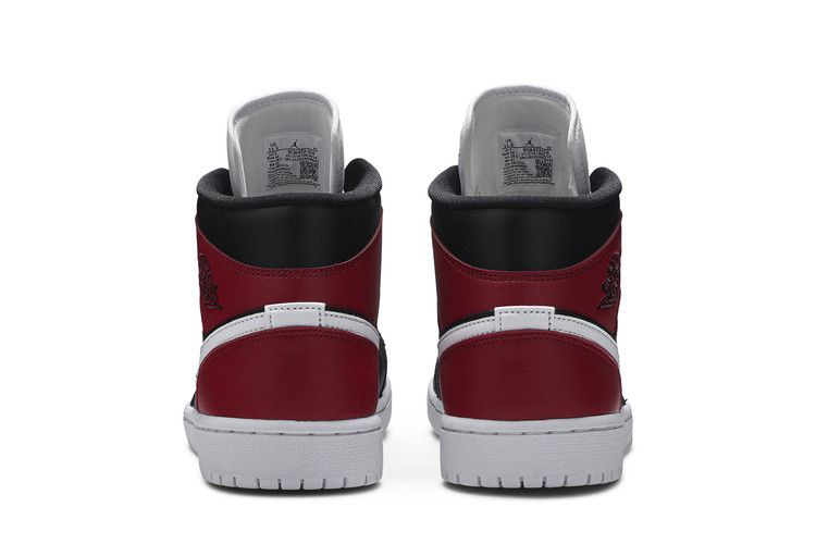 Jordan 1 Mid Black Noble Red (Women's)