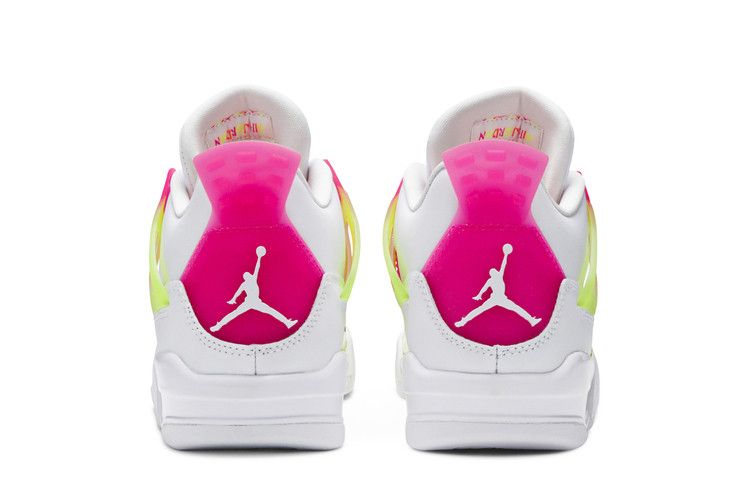 Jordan 4 Retro White Lemon Pink (GS)