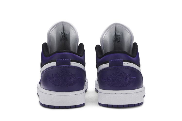 Jordan 1 Low Court Purple Black
