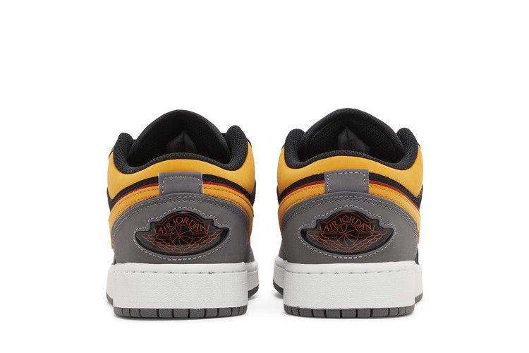 Jordan 1 Low SE Light Graphite Vivid Orange (GS)