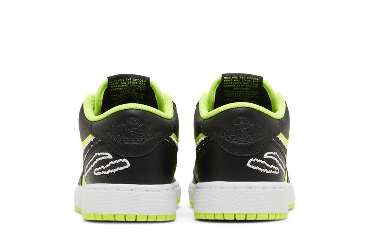 Jordan 1 Low SE Black Cat Volt (GS)