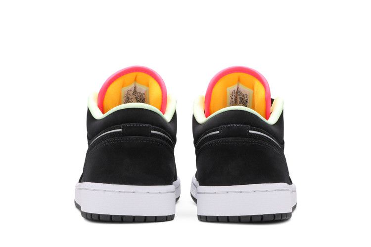 Jordan 1 Low Black Aurora Green Laser Orange