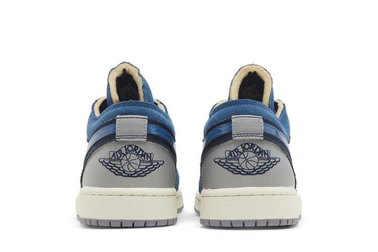 Jordan 1 Low SE Craft Obsidian French Blue Ashen Slate White