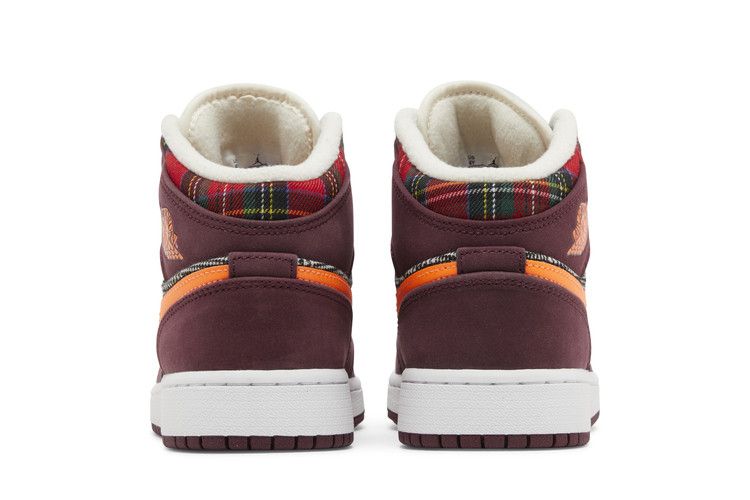 Jordan 1 Mid SE Plaid (GS)