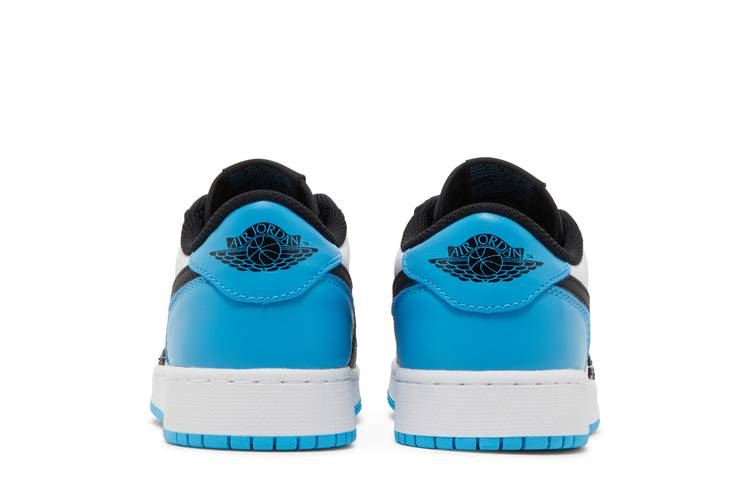 Jordan 1 Retro Low OG Black Dark Powder Blue (GS)