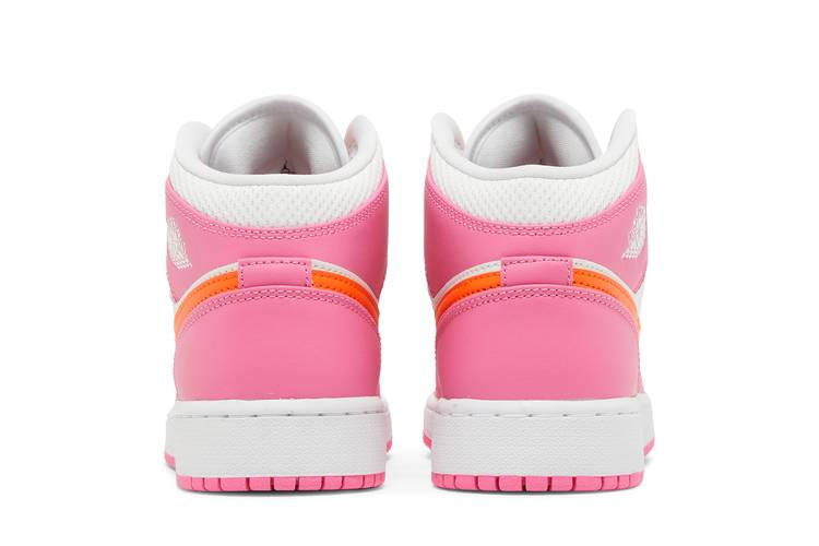 Jordan 1 Mid Pinksicle Safety Orange (GS)