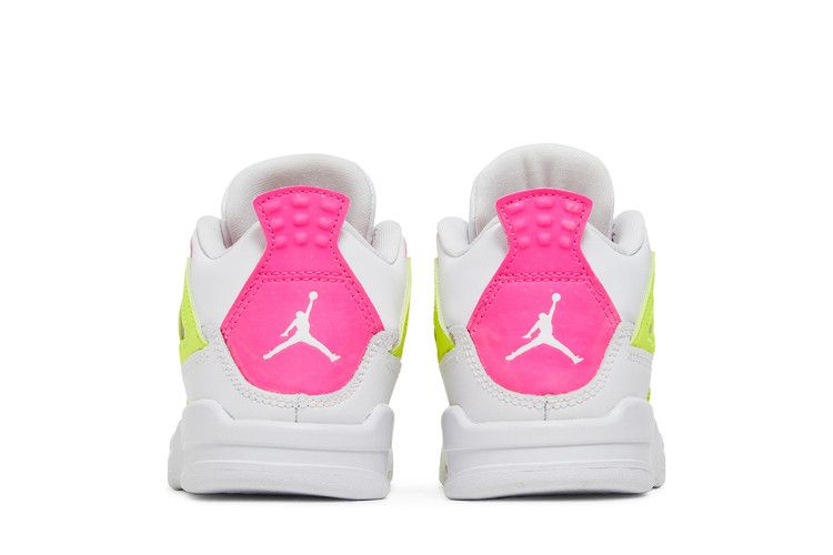 Jordan 4 Retro White Lemon Pink (PS)
