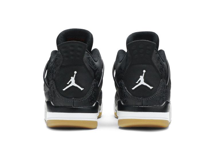 Jordan 4 Retro Laser Black Gum (GS)